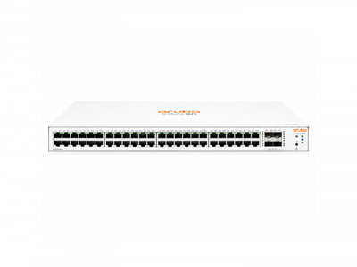 Коммутатор HPE Networking Instant On 1830 48G 4SFP (48x RJ-45 1 Гбитс, 4x SFP 1 Гбитс) [JL814A]