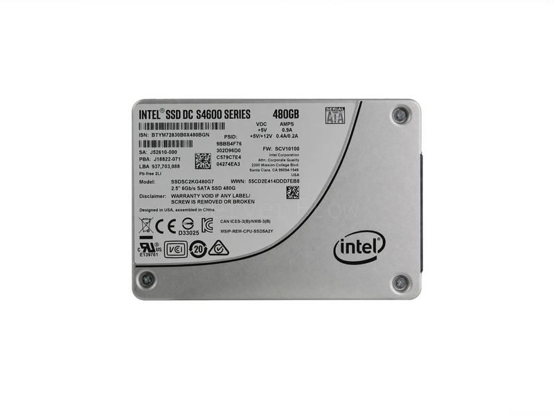 SSD-накопитель Intel DC S4600 480GB 2.5" SATA 6Gb/s [SSDSC2KG480G701]