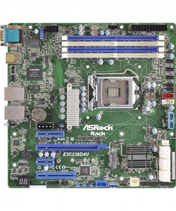 Материнская плата ASRock E3C236D4U (Micro-ATX, LGA1151, 4 DIMM)