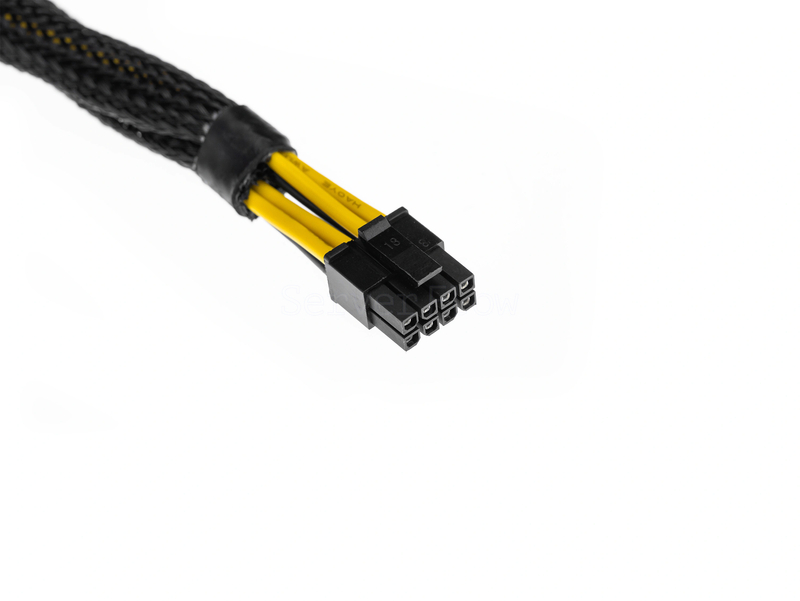 Кабель питания 2x 8Pin PCI-E HPE DL380G10 (mini8P to 2x 8PIN GPU) 0.4m 1