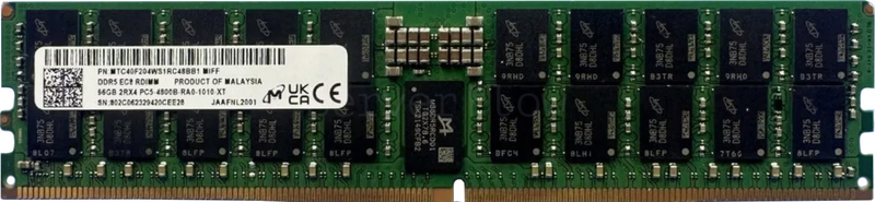 Оперативная память 96GB DDR5 ECC REG Micron 4800Mhz 2Rx4 [MTC40F204WS1RC48B]