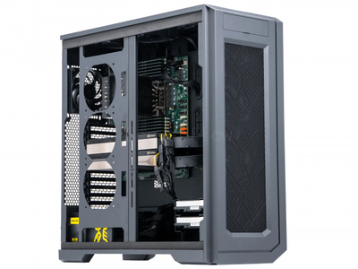 Phanteks Enthoo Pro 2 Server Edition (2× A100 40GB, 1× EPYC 9354, RAM 768GB)
