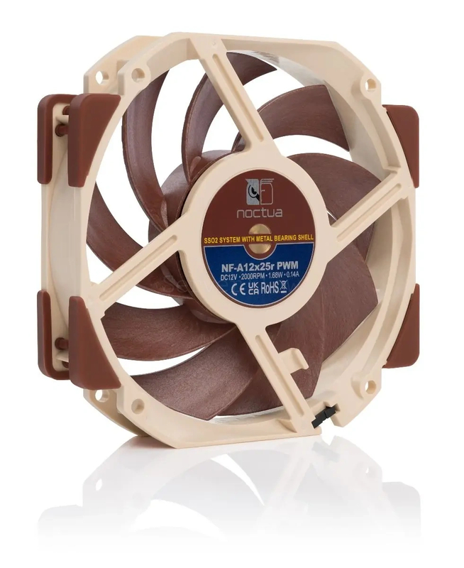 Вентилятор Noctua NF-A12x25r PWM 120mm 3