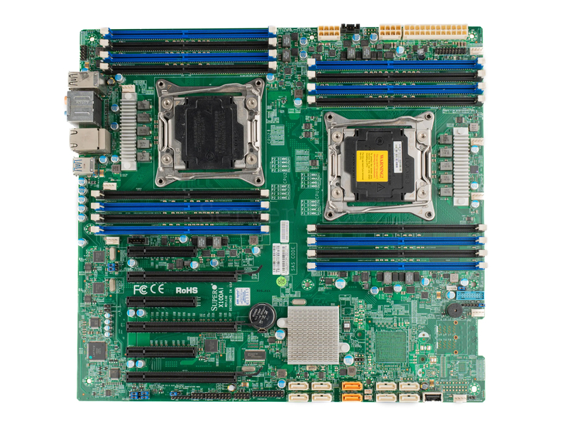 Материнская плата Supermicro X10DAi (E-ATX, 2x LGA2011-3, 16 DIMM) [MBD-X10DAi]