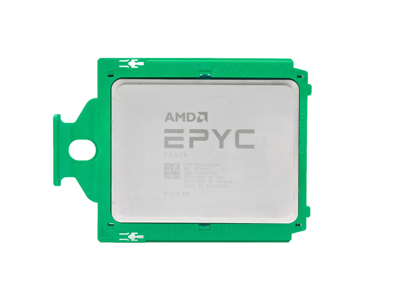 Процессор AMD EPYC 7302P (16c/32t, 3.0GHz-3.3GHz, 155W)