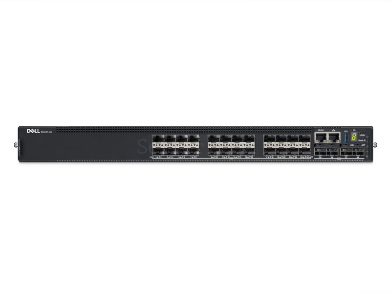 Коммутатор Dell PowerSwitch E3224F-ON IO/PS Airflow (24x SFP 1 Гбит/с, 4x SFP+ 10 Гбит/с, 2x QSFP28 100 Гбит/с)