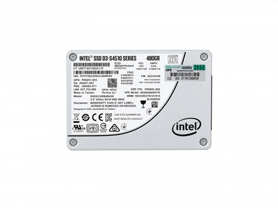 SSD-накопитель Intel(HPE) D3-S4510 480GB 2.5" SATA 6Gb/s [SSDSC2KB480G8P]