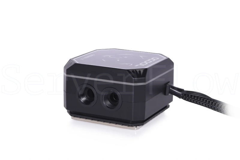 Водоблок Alphacool Eisbaer Aurora LT Solo - Black (LGA1700 / SP6, 1U) [4250197130660] 4