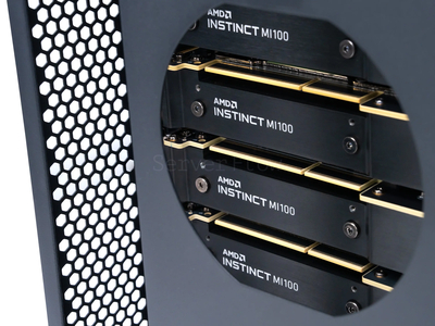 Phanteks Enthoo Pro 2 Server Edition (4× Instinct MI100 32GB, 1× EPYC 7702, RAM 512GB)