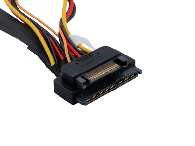 Кабель Slimline SAS SFF8654-8i - 2x U2/U3 (SFF8639)  0.8м