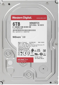 Жесткий диск WD Red Plus 6TB 3.5" SATA 6GB/s [WD60EFZX]