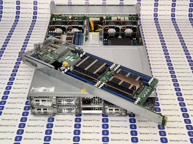 Сервер Блейд Supermicro SuperServer 2028TP-HTR-SIOM 2U 4x 6SFF 10