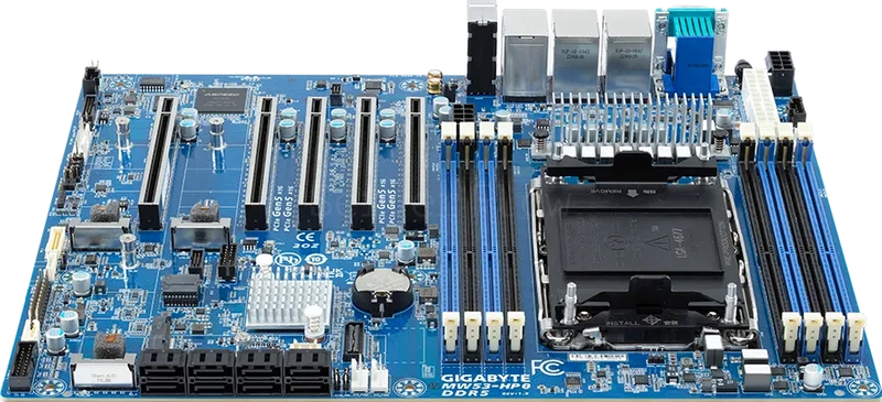 Материнская плата Gigabyte MW53-HP0 Rev 1.x/3.x (ATX, LGA4677, 8 DIMM) 2
