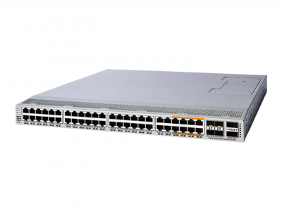 Коммутатор Cisco Nexus N9K-C9348GC-FX3PH (48x RJ45 0.1/1 Гбит/с, 4x SFP28 25 Гбит/с, 2x QSFP28 100 Гбит/с) - PE