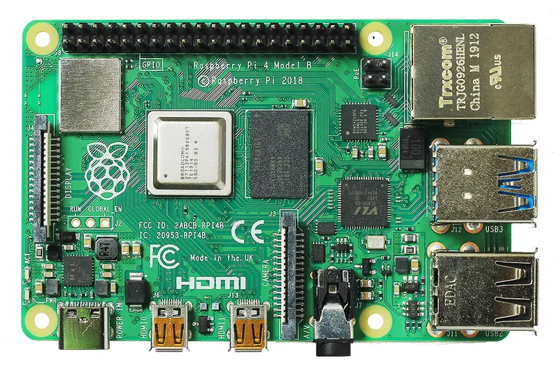 Микрокомпьютер Raspberry Pi 4 Model B (4GB) 2