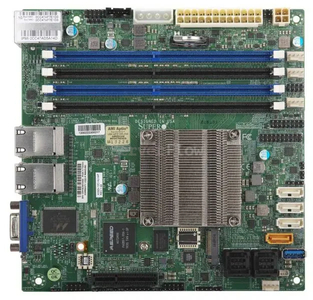Материнская плата Supermicro A2SDI-8C-HLN4F (Mini-ITX, FCBGA-1310, 8 DIMM) [MBD-A2SDi-8C-HLN4F]