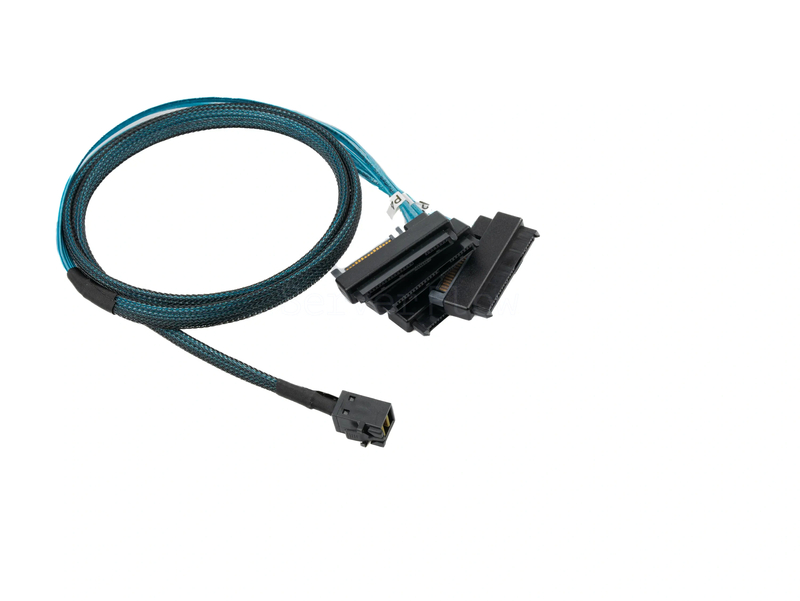Кабель SFF8643 - 4x SAS 1м