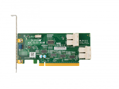 HBA контроллер Supermicro AOC-SLG3-4E4R (NVMe, no cache)