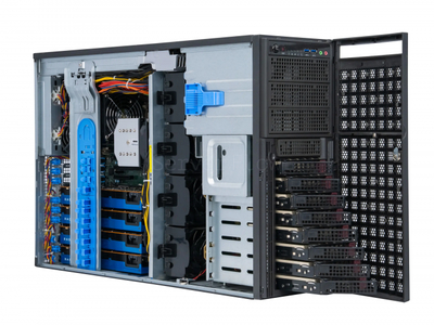 Supermicro 747BTQ-R2K04B (4× Radeon Pro WX8200 8GB, 2× Xeon E5 2697v4, RAM 256GB)