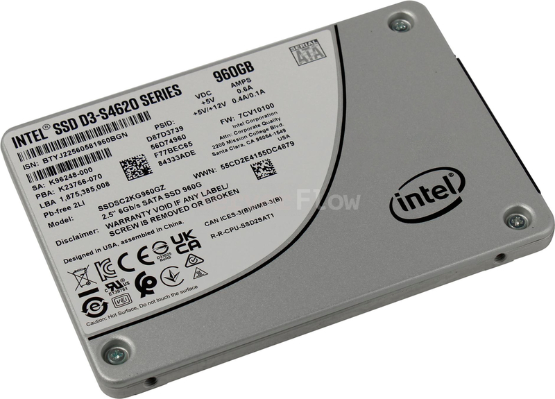 SSD-накопитель Intel D3-S4620 960GB 1