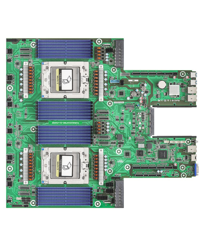 Материнская плата ASRock Rack TURIN2D24TM3-2L+/500W (Proprietary T-shape, 2x SP5, 24 DIMM) 2
