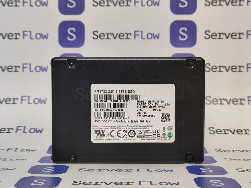 SSD-накопитель Samsung PM1733 1.92TB 2.5" U.2 [MZWLJ1T9HBJR] 1