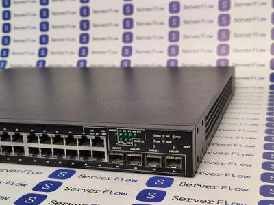 Коммутатор Dell PowerConnect 6248 (44х RJ45 1 Гбит/с, 4х RJ45/SFP+ 10 Гбит/с)