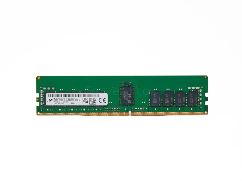 Оперативная память 16GB DDR4 ECC REG Micron 3200Mhz 2Rx8 [MTA18ASF2G72PDZ-3G2]