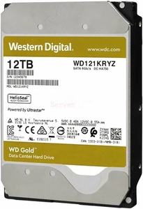 Жесткий диск Western Digital Gold Enterprise 12TB 3.5" SATA 6Gb/s [WD121KRYZ]
