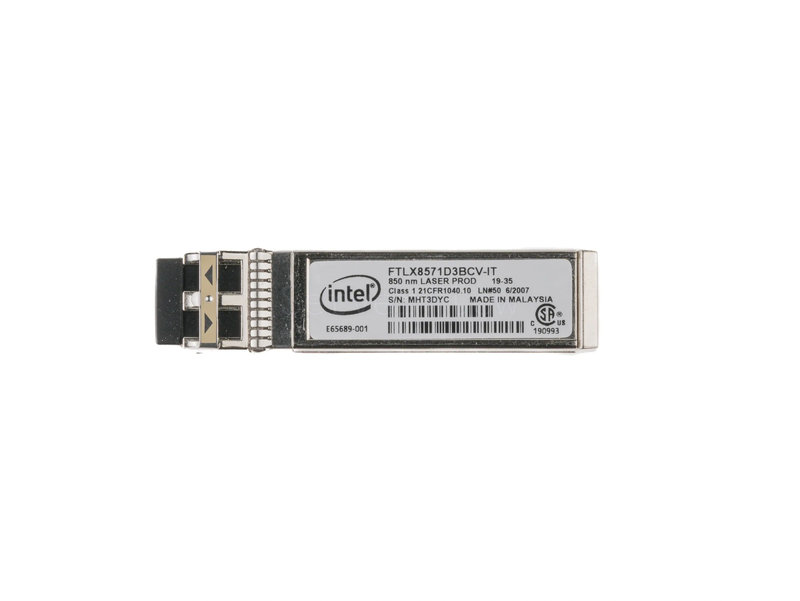 Трансивер Intel E10GSFPSR SFP+ (10GBase-SR, 850-nm, 300m) [FTLX8571D3BCV-IT]