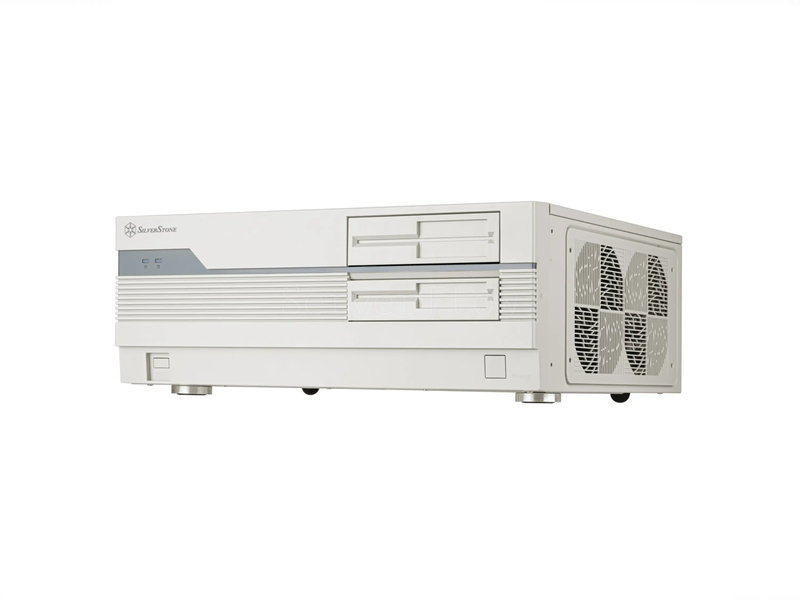 Корпус SilverStone FLP01 (Desktop, 2 LFF, 4 SFF) [SST-FLP01W]