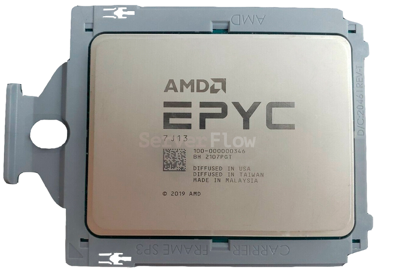Процессор AMD EPYC 7J13 (64c/128t, 2.45GHz-3.5GHz, 280W)
