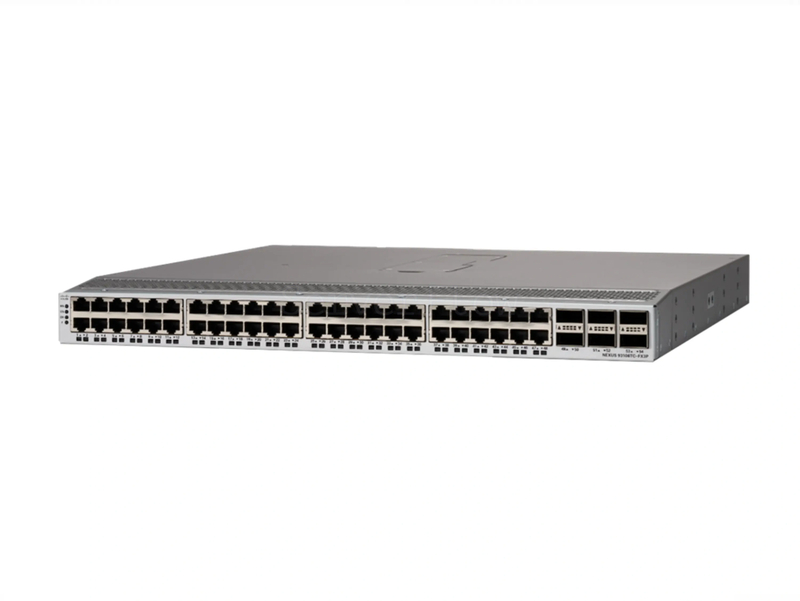 Коммутатор Cisco Nexus N9K-C93108TC-FX3P (48x RJ45 0.1/1/2.5/5/10 Гбит/с, 6x QSFP28 100 Гбит/с) - PE