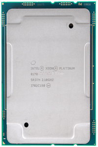 Процессор Intel Xeon Platinum 8170 (26c/52t, 2.1GHz-3.7GHz, 165W)