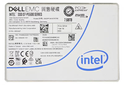 SSD-накопитель Intel D7-P5500 7.68TB 2.5" U.2 [SSDPF2KX076T9N1]