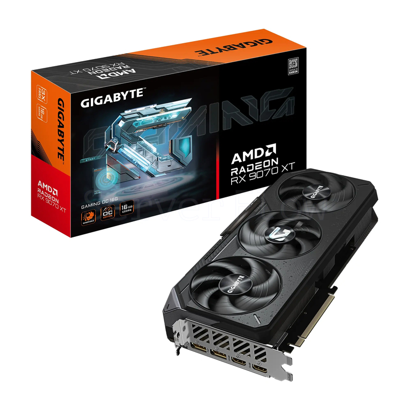 Видеокарта GIGABYTE RX 9070 XT GAMING OC 16GB GDDR6 [GV-R9070XTGAMING OC-16GD] 8