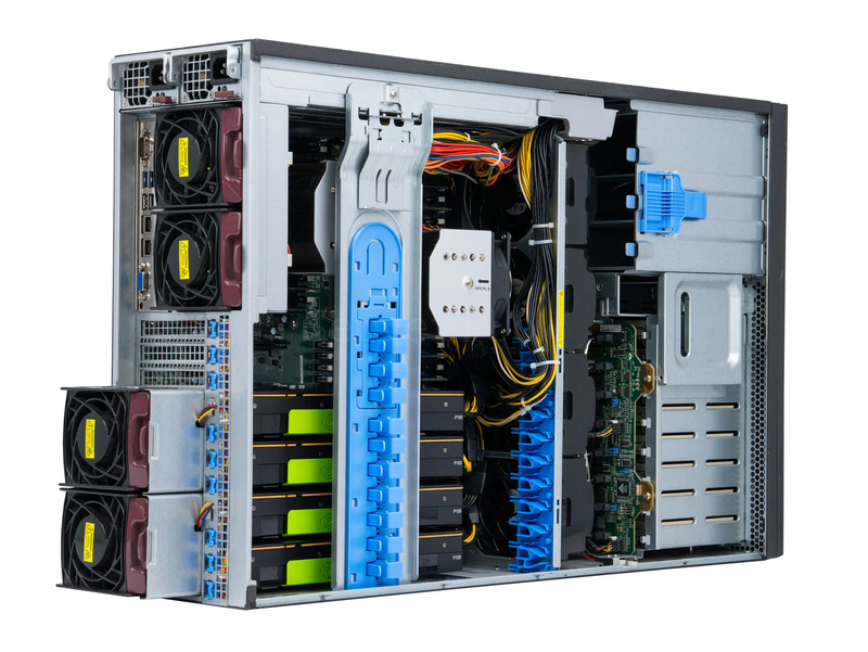 Supermicro 747BTQ-R2K04B (4× Tesla P100 16GB, 2× Xeon E5 2697v4, RAM 256GB) 1