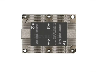 Радиатор Supermicro SNK-P0067PSMB (1U, Passive, LGA3647 Narrow, 165W)