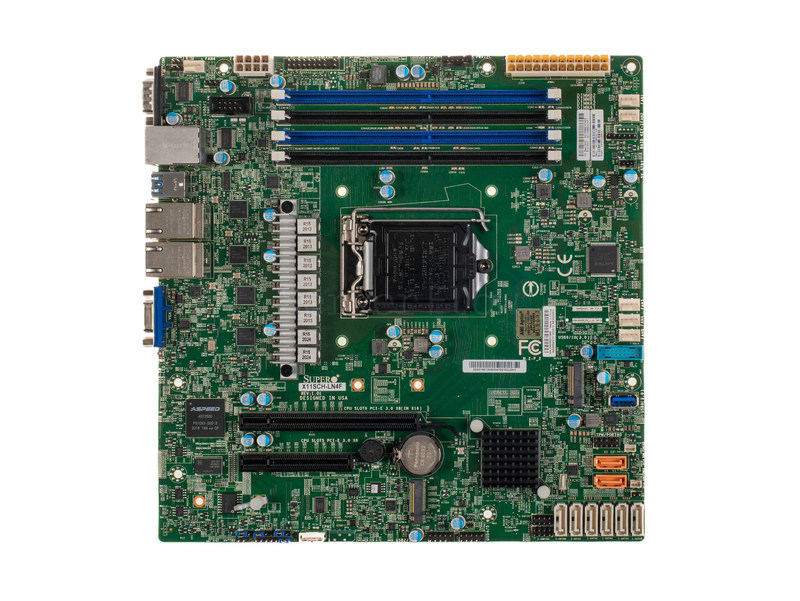 Материнская плата Supermicro X11SCH-LN4F (Micro-ATX, LGA1151, 4 DIMM) [MBD-X11SCH-LN4F]