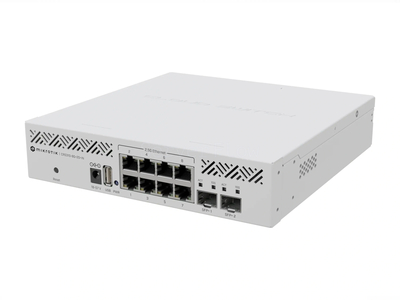 Коммутатор MikroTik CRS310-8G+2S+IN (8x RJ45 2.5 Гбит/с, 2x SFP+ 10 Гбит/с)
