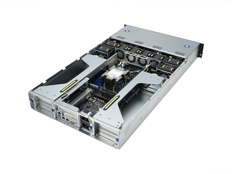 Серверная платформа ASUS ESC4000A-E12 SKU1 2U 6LFF (6x U.2, 2x 2600W, SP5) 6