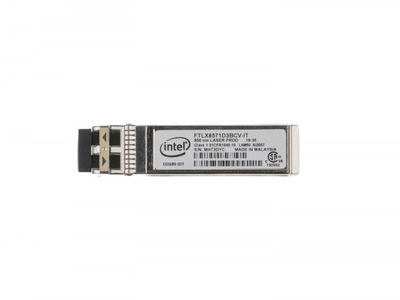 Трансивер Intel E10GSFPSR SFP+ (10GBase-SR, 850-nm, 300m) [FTLX8571D3BCV-IT]