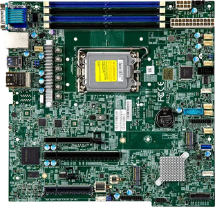 Материнская плата X13SCH-F (Micro-ATX, LGA1700, 4 DIMM)