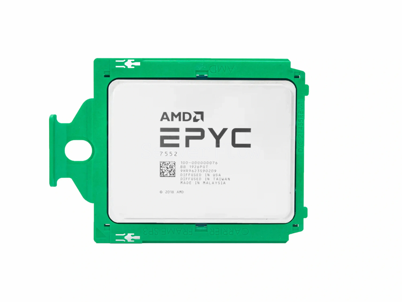 Процессор AMD EPYC 7552 (48c/96t, 2.2GHz-3.3GHz, 200W)