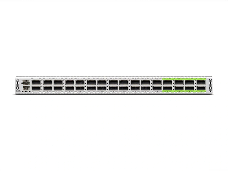 Коммутатор Cisco Nexus N9K-C9332D-GX2B-M (32x QSFP-DD 400 Гбит/с, 2x SFP+ 10 Гбит/с) - PI