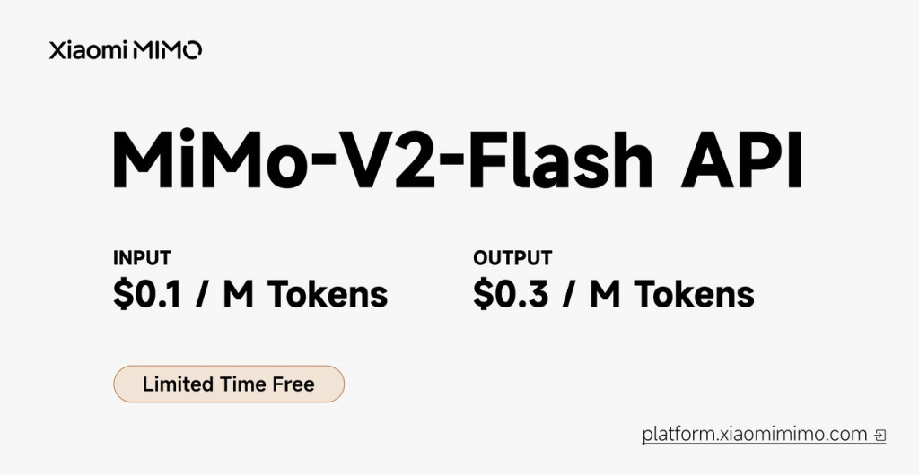 Стоимость API MiMo-V2-Flash