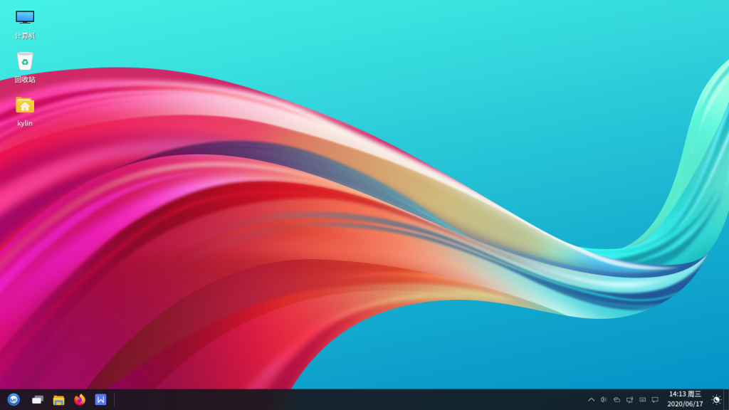 Интерфейс рабочего стола дистрибутива openEuler