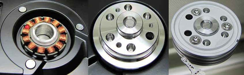 Составные части шпиндельного двигателя HDD-дисков