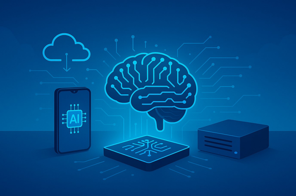 Иллюстрация концепции Edge AI