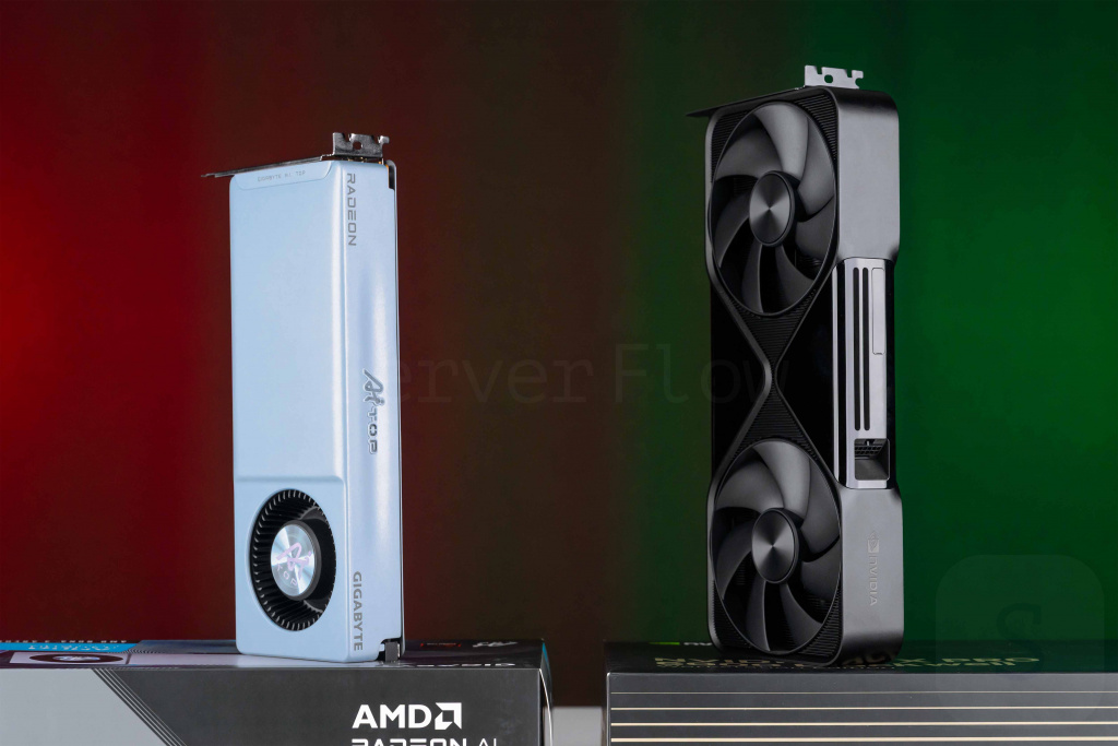 AMD Radeon AI PRO R9700 AI TOP 32GB и Nvidia RTX Pro 6000 Blackwell Workstation Edition